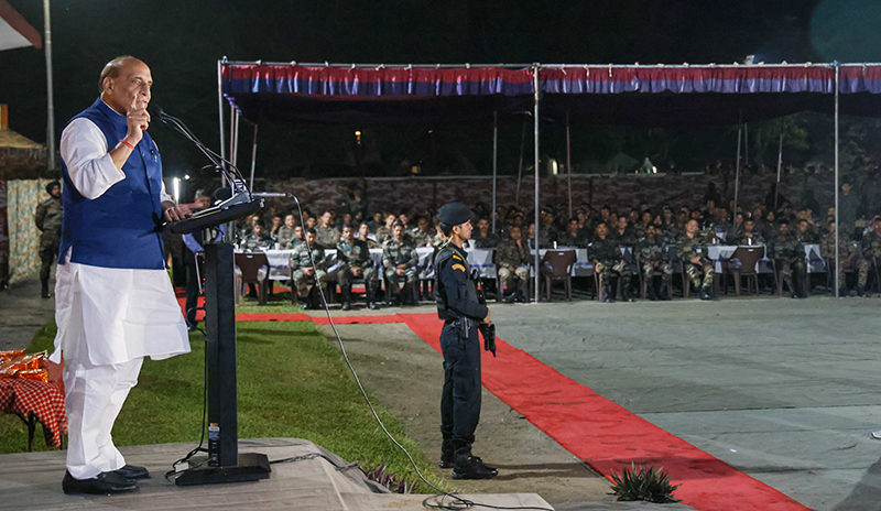Rajnath Singh visits forward posts in Arunachal Pradesh, reviews defence preparedness along LAC