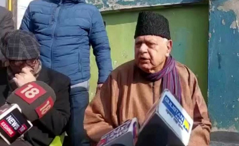India must initiate dialogue with Pakistan to resolve matters, says Jammu and Kashmir's former CM Farooq Abdullah drawing reference to Israel-Palestine conflict