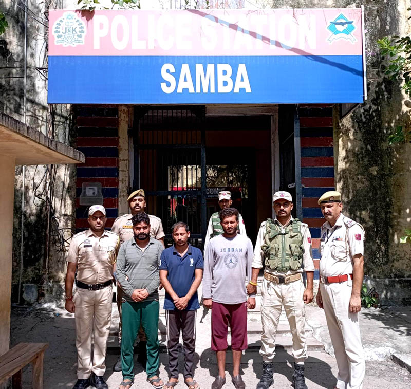 Jammu and Kashmir: Three arrested in rape case in Samba