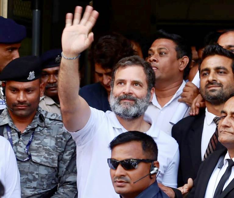 'Truth is my weapon': Rahul Gandhi after bail from Gujarat court