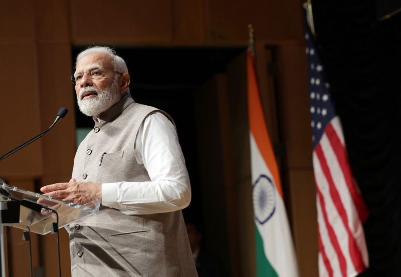 Narendra Modi interacts with leading professionals in US