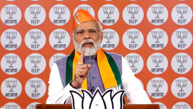 'Opposition desperate but BJP will win in 2024': PM Modi on party's 44th foundation day