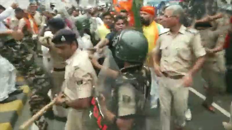 BJP worker killed while protesting Bihar govt in Patna