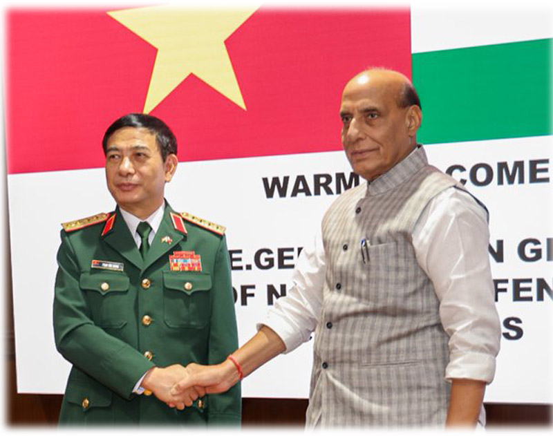 Rajnath Singh, Minister of National Defence of Vietnam hold talks in New Delhi to carry forward bilateral defence cooperation
