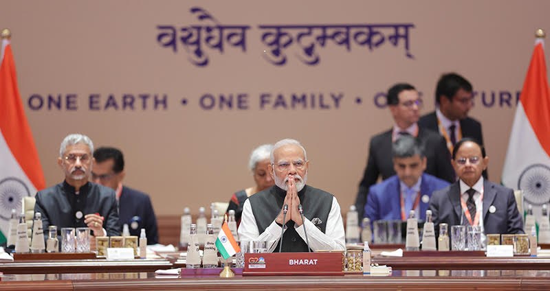 India hosted G20 Summit in New Delhi. Photo Courtesy: PIB