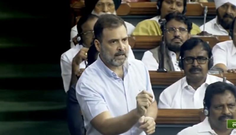 'You have killed Bharat Mata in Manipur': Rahul Gandhi attacks Modi govt in Parliament