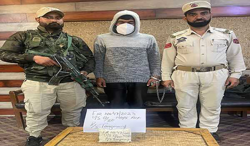 Kashmir: Police arrest drug smuggler in Baramulla