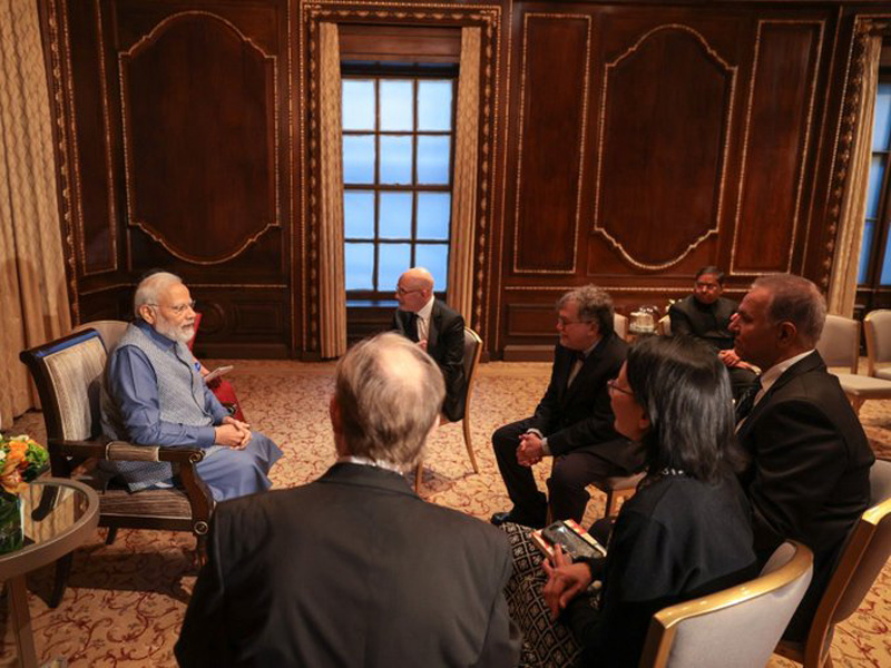 US health experts meet Indian PM Narendra Modi in NYC, discuss healthcare preparedness