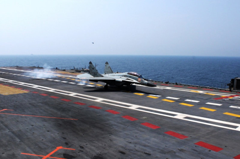 PM Narendra Modi appreciates maiden landing of LCA Navy and MiG-29K fighter aircraft onboard INS Vikrant