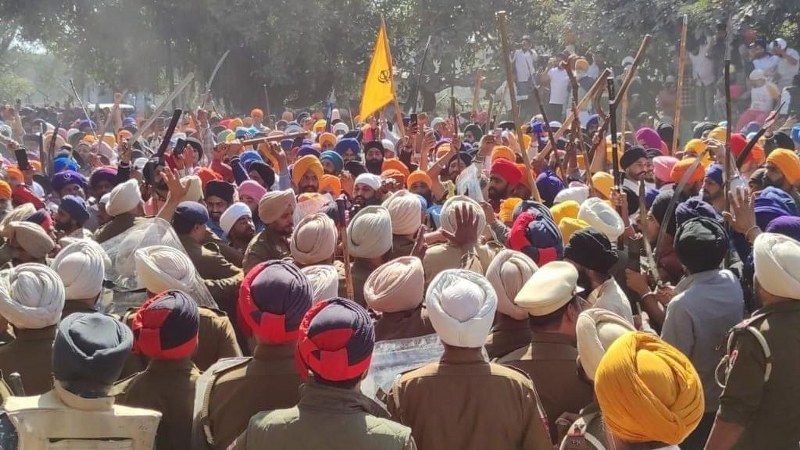 Punjab: After massive protest, Punjab Police says pro-Khalistan group aide innocent, to be released