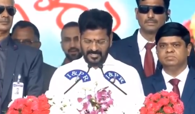 Revanth Reddy swears in as first Congress CM of Telangana