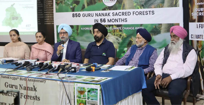 EcoSikh observes 850 Guru Nanak sacred forests across seven states
