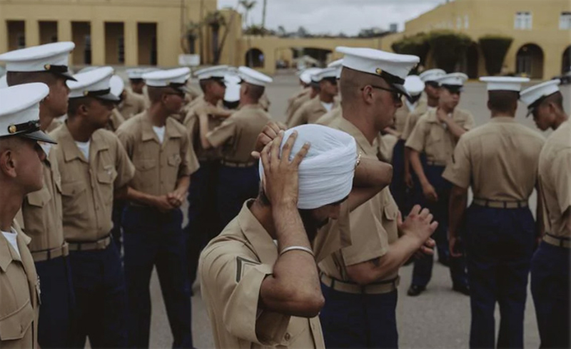 Sikh Marine successfully completes basic training after challenging grooming rules