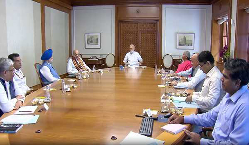 PM Narendra Modi holds high-level meeting with Cabinet ministers