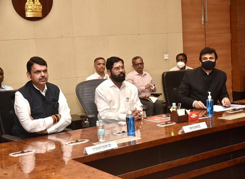 Shinde-Fadnavis meet ahead of Maharashtra cabinet expansion