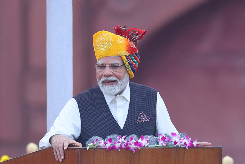 Dynastic politics destroyed our country: Narendra Modi targets Congress in Independence Day speech from Red Fort
