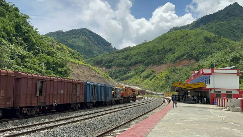 Manipur's Tamenglong district receives first essential goods train from Guwahati