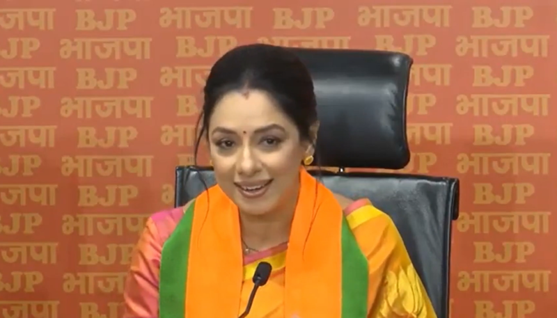 Actress Rupali Ganguly joins BJP, says she wants to take part in 'Mahayagya of development'