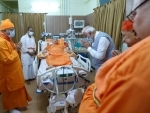 PM Modi arrives in Kolkata, visits Ramkrishna Math president in hospital