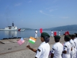 US Coast Guard Ship Bertholf visits Port Blair for the joint exercise “Sea Defenders-2024”