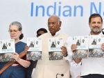 Sonia Gandhi, Rahul Gandhi, Kharge release Congress' manifesto for Lok Sabha polls