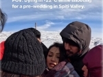 Social media influencer suffers from hypothermia while shooting her pre-wedding video in Spiti