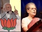 Modi accuses Sonia Gandhi of 'appeasement politics', latter returns jibe saying BJP promotes 'hatred'