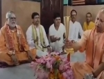 UP CM Yogi Adityanath performs Rudrabhishek at Gorakhnath temple