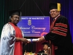 University of Mauritius confers Honorary Degree of Doctor of Civil Law on Droupadi Murmu
