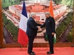 French Senate Chairman Gerard Larcher arrives in India, meets Vice President Dhakhar