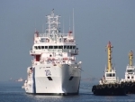 Indian Coast Guard ship Samudra Paheredar arrives at Manila Bay