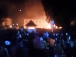Violent mob burn offices in Manipur's Churachandpur, internet snapped