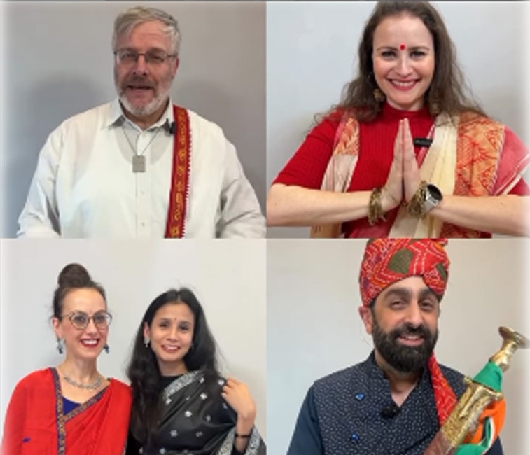 Israel Embassy wishes India on Republic Day in a unique fashion, top diplomats don native attires