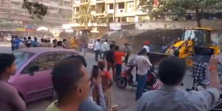 Bulldozer action in Mumbai after clashes took place over Ram Temple inauguration rally