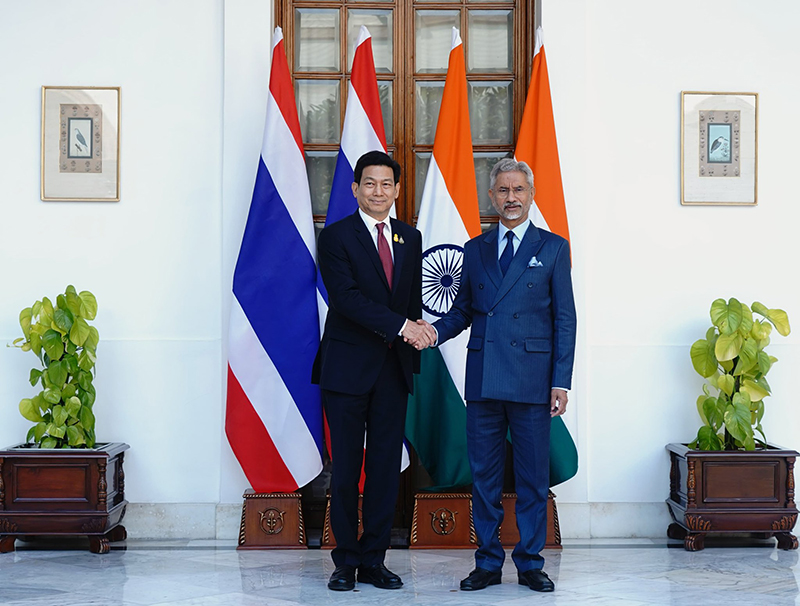 S Jaishankar discusses bilateral ties across multiple sectors with Thailand’s Foreign Minister Parnpree Bahiddha-Nukara during 10th India-Thailand Joint Commission