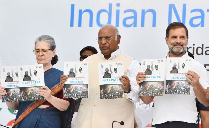 Sonia Gandhi, Rahul Gandhi, Kharge release Congress