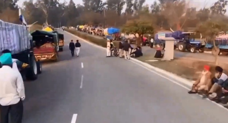 Farmers begin 3-day sit-in protest at toll plazas on Jalandhar-Jammu National Highway
