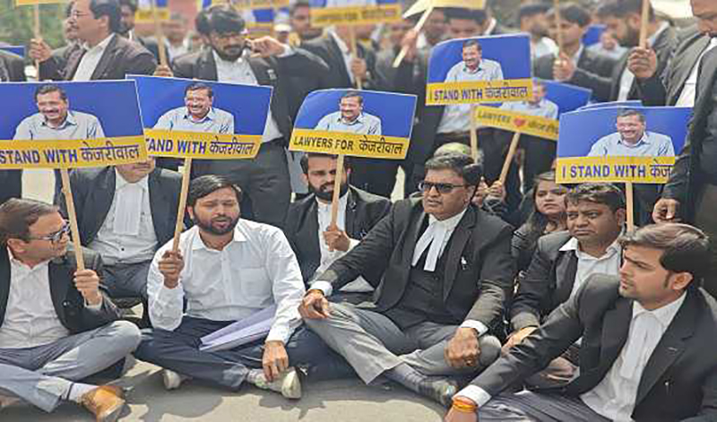 Delhi HC warns lawyers protesting against CM Arvind Kejriwal’s arrest of dire consequences