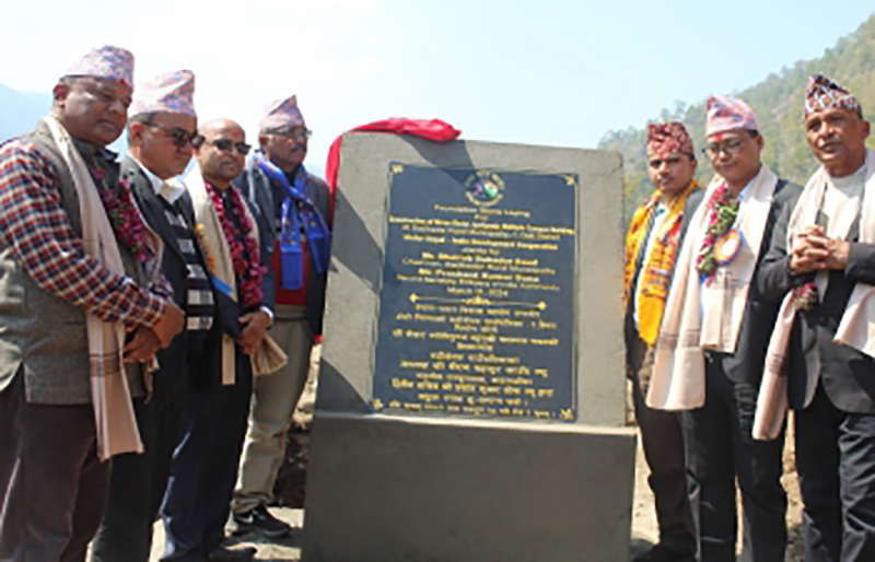 India lays the foundation stone to build high-impact community development projects in Nepal