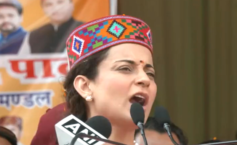 'What else is Congress doing other than looting?': Kangana Ranaut in Himachal Pradesh