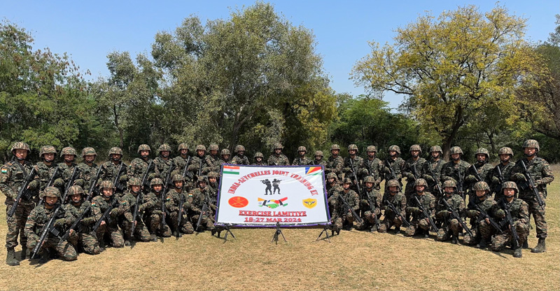 Indian Army contingent departs for Seychelles to participate in 'Lamitiye-2024' joint military exercise