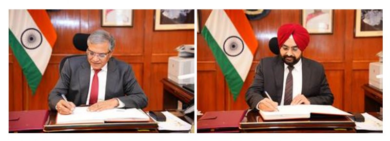 Gyanesh Kumar and Dr. Sukhbir Singh Sandhu assume charge as the election commissioners