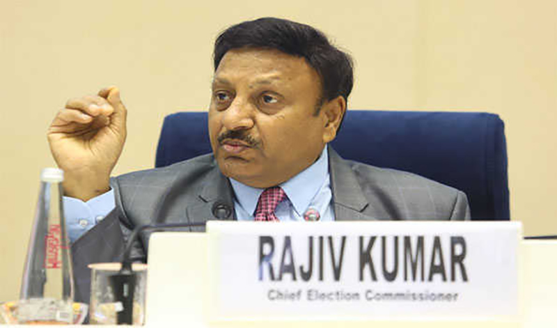 CEC Rajiv Kumar reviews preparations for the Lok Sabha elections in Jammu and Kashmir