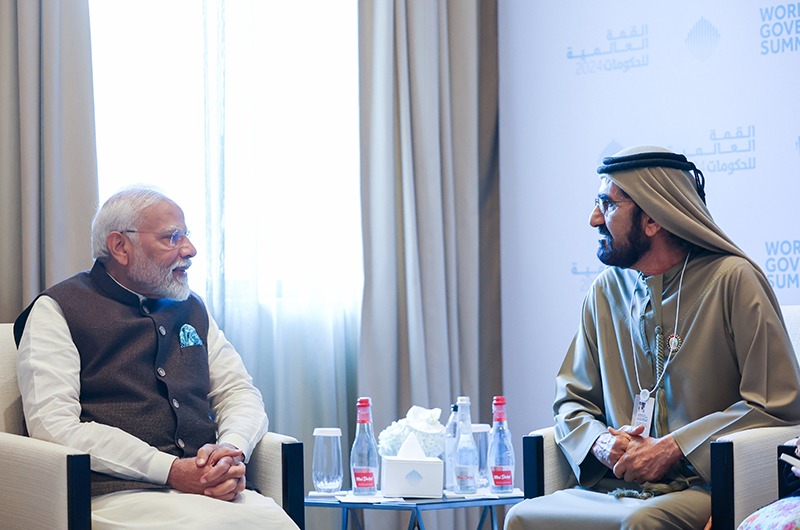 Narendra Modi meets UAE PM, discusses trade, investment, space