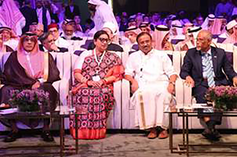 Smriti Zubin Irani, V. Muraleedharan attend inaugural session of Hajj and Umrah Conference at Jeddah