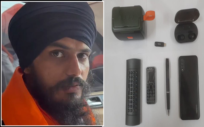 Spy camera, smartphone, pen drives found in separatist Amritpal Singh's cell in Assam jail