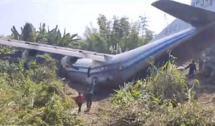 Myanmar army plane crashes in Mizoram