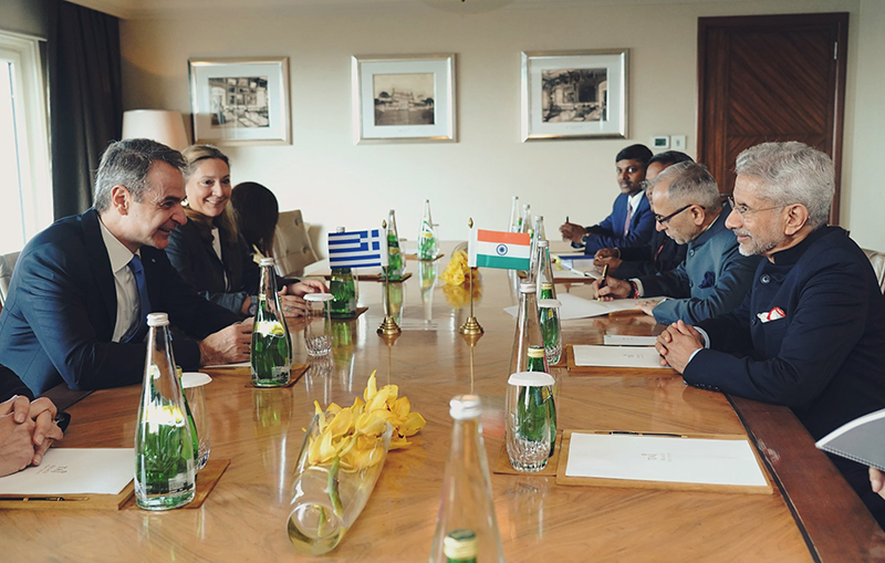 Jaishankar holds talks with Greek PM Kyriakos Mitsotakis