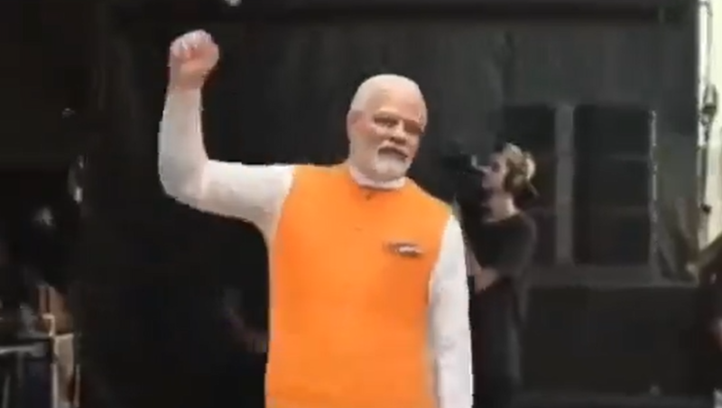 Modi 'enjoys' himself dancing in humourous poll video, BJP takes swipe at Mamata