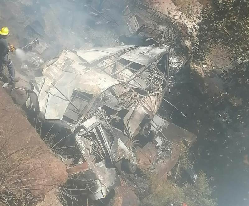 Over 40 Easter worshippers die as bus falls off cliff in South Africa